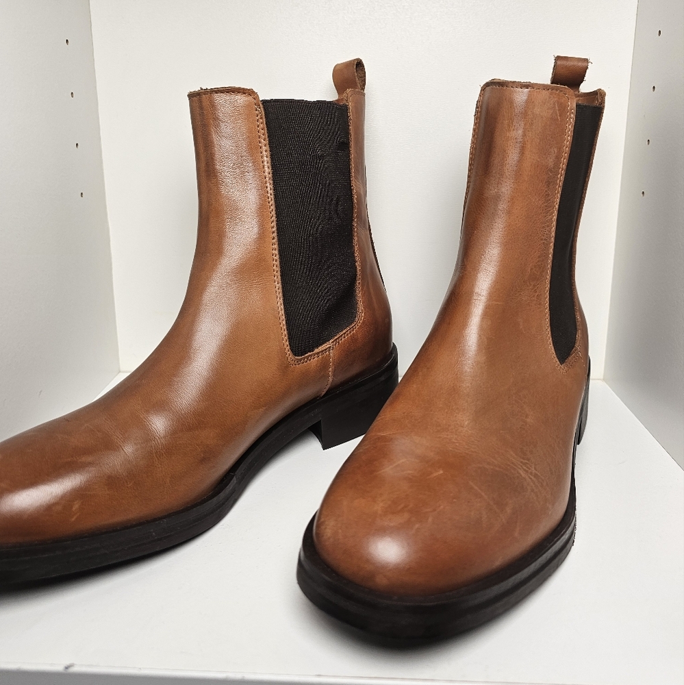 Baldinini Brown Leather Fall Winter Ankle Boots NWT - Womens 8.5